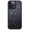 ieg™ İphone 16 Pro Max Çiçekli Kılıf Bağlama Aparatlı Siyah
