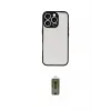 ieg™ iPhone 16 Pro Max Kılıf Ahenk Çizgi Serisi - Siyah Joko Magic 5D Hayalet Cam