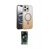ieg™ iPhone 16 Pro Max Kılıf Ahenk Doku Özel Seri - Siyah 360 Mat Full Body Arka Koruyucu