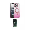 ieg™ iPhone 16 Pro Max Kılıf Ahenk Doku Özel Seri - Siyah 360 Mat Full Body Arka Koruyucu
