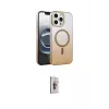 ieg™ iPhone 16 Pro Max Kılıf Ahenk Doku Özel Seri - Siyah Bilvis 3D Cam Ekran Koruyucu