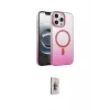 ieg™ iPhone 16 Pro Max Kılıf Ahenk Doku Özel Seri - Siyah Bilvis 3D Cam Ekran Koruyucu