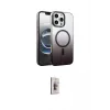 ieg™ iPhone 16 Pro Max Kılıf Ahenk Doku Özel Seri - Siyah Bilvis 3D Cam Ekran Koruyucu
