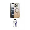 ieg™ iPhone 16 Pro Max Kılıf Ahenk Doku Özel Seri - Siyah Bilvis 3X AR HD Cam Ekran Koruyucu