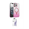 ieg™ iPhone 16 Pro Max Kılıf Ahenk Doku Özel Seri - Siyah Bilvis 3X AR HD Cam Ekran Koruyucu
