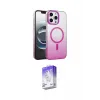 ieg™ iPhone 16 Pro Max Kılıf Ahenk Doku Özel Seri - Siyah Bilvis 5in1 3D Magic Cam Ekran Koruyucu