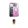 ieg™ iPhone 16 Pro Max Kılıf Ahenk Doku Özel Seri - Siyah Buffer Cam Ekran Koruyucu