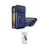 ieg™ iPhone 16 Pro Max Kılıf Ahenk Klasik - Şeffaf Pasifik Cam Ekran Koruyucu