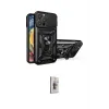 ieg™ iPhone 16 Pro Max Kılıf Ahenk Klasik - Siyah Bilvis 3D Cam Ekran Koruyucu