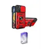 ieg™ iPhone 16 Pro Max Kılıf Ahenk Klasik - Siyah Bilvis 5in1 3D Magic Cam Ekran Koruyucu