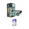 ieg™ iPhone 16 Pro Max Kılıf Ahenk Klasik - Siyah Bilvis 5in1 3D Magic Cam Ekran Koruyucu