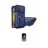 ieg™ iPhone 16 Pro Max Kılıf Ahenk Klasik - Siyah Buffer Hayalet Cam Ekran Koruyucu