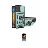 ieg™ iPhone 16 Pro Max Kılıf Ahenk Klasik - Siyah Buffer Hayalet Cam Ekran Koruyucu