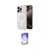 ieg™ iPhone 16 Pro Max Kılıf Ahenk Yansıma Prime - Siyah Bilvis 5in1 3D Magic Cam Ekran Koruyucu