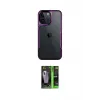 ieg™ iPhone 16 Pro Max Kılıf Akış Çizgi Koleksiyonu - Şeffaf 360 Full Body Arka Koruyucu