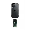 ieg™ iPhone 16 Pro Max Kılıf Akış Çizgi Koleksiyonu - Siyah 360 Mat Full Body Arka Koruyucu