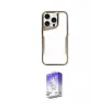 ieg™ iPhone 16 Pro Max Kılıf Akış Çizgi Koleksiyonu - Siyah Bilvis 5in1 3D Magic Cam Ekran Koruyucu
