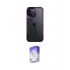 ieg™ iPhone 16 Pro Max Kılıf Akış Çizgi Koleksiyonu - Siyah Bilvis 5in1 3D Magic Cam Ekran Koruyucu