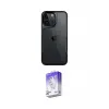 ieg™ iPhone 16 Pro Max Kılıf Akış Çizgi Koleksiyonu - Siyah Bilvis 5in1 3D Magic Cam Ekran Koruyucu
