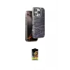 ieg™ iPhone 16 Pro Max Kılıf Atlas Minimal Özel Seri - Siyah Buffer Cam Ekran Koruyucu