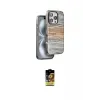 ieg™ iPhone 16 Pro Max Kılıf Atlas Minimal Özel Seri - Siyah Buffer Cam Ekran Koruyucu