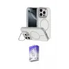 ieg™ iPhone 16 Pro Max Kılıf Çekirdek Klasik - Siyah Bilvis 5in1 3D Magic Cam Ekran Koruyucu
