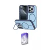 ieg™ iPhone 16 Pro Max Kılıf Çekirdek Klasik - Siyah Bilvis 5in1 3D Magic Cam Ekran Koruyucu