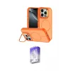 ieg™ iPhone 16 Pro Max Kılıf Çekirdek Klasik - Siyah Bilvis 5in1 3D Magic Cam Ekran Koruyucu