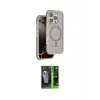 ieg™ iPhone 16 Pro Max Kılıf Çekirdek Minimal Prime - Şeffaf 360 Full Body Arka Koruyucu