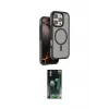 ieg™ iPhone 16 Pro Max Kılıf Çekirdek Minimal Prime - Siyah 360 Mat Full Body Arka Koruyucu
