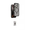 ieg™ iPhone 16 Pro Max Kılıf Çekirdek Minimal Prime - Siyah Bilvis 3D Cam Ekran Koruyucu