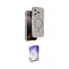 ieg™ iPhone 16 Pro Max Kılıf Çekirdek Minimal Prime - Siyah Bilvis 5in1 3D Magic Cam Ekran Koruyucu