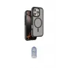ieg™ iPhone 16 Pro Max Kılıf Çekirdek Minimal Prime - Siyah Joko Magic 5D Cam