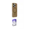 ieg™ iPhone 16 Pro Max Kılıf Çekirdek Modern Prime - Siyah Bilvis 5in1 3D Magic Cam Ekran Koruyucu