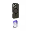ieg™ iPhone 16 Pro Max Kılıf Çekirdek Modern Prime - Siyah Bilvis 5in1 3D Magic Cam Ekran Koruyucu