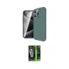 ieg™ iPhone 16 Pro Max Kılıf Eksen Form Prime - Şeffaf 360 Full Body Arka Koruyucu