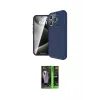 ieg™ iPhone 16 Pro Max Kılıf Eksen Form Prime - Şeffaf 360 Full Body Arka Koruyucu
