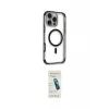 ieg™ iPhone 16 Pro Max Kılıf Eksen Klasik Koleksiyonu - Şeffaf Pasifik Cam Ekran Koruyucu