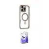 ieg™ iPhone 16 Pro Max Kılıf Eksen Klasik Koleksiyonu - Siyah Bilvis 5in1 5D Magic Hayalet Cam Ekran Koruyucu