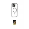 ieg™ iPhone 16 Pro Max Kılıf Eksen Klasik Koleksiyonu - Siyah Buffer Cam Ekran Koruyucu