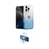ieg™ iPhone 16 Pro Max Kılıf Eksen Minimal Özel Seri - Siyah 3D Antistatik Cam Ekran Koruyucu