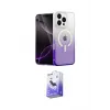 ieg™ iPhone 16 Pro Max Kılıf Eksen Minimal Özel Seri - Siyah Bilvis 5in1 5D Magic Hayalet Cam Ekran Koruyucu