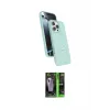 ieg™ iPhone 16 Pro Max Kılıf İz Işık Koleksiyonu - Şeffaf 360 Full Body Arka Koruyucu