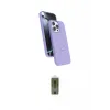 ieg™ iPhone 16 Pro Max Kılıf İz Işık Koleksiyonu - Siyah Joko Magic 5D Hayalet Cam