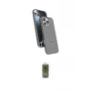 ieg™ iPhone 16 Pro Max Kılıf İz Işık Koleksiyonu - Siyah Joko Magic 5D Hayalet Cam