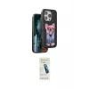 ieg™ iPhone 16 Pro Max Kılıf İz Minimal Koleksiyonu - Şeffaf Pasifik Cam Ekran Koruyucu