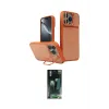 ieg™ iPhone 16 Pro Max Kılıf İz Modern Prime - Siyah 360 Mat Full Body Arka Koruyucu