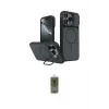 ieg™ iPhone 16 Pro Max Kılıf İz Modern Prime - Siyah Joko Magic 5D Hayalet Cam