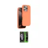 ieg™ iPhone 16 Pro Max Kılıf Kıvılcım Çizgi Serisi - Şeffaf 360 Full Body Arka Koruyucu