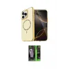 ieg™ iPhone 16 Pro Max Kılıf Kıvılcım Form Prime - Şeffaf 360 Full Body Arka Koruyucu